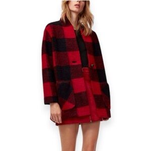 Aritzia M Wilfred Free Off Duty Wool Plaid